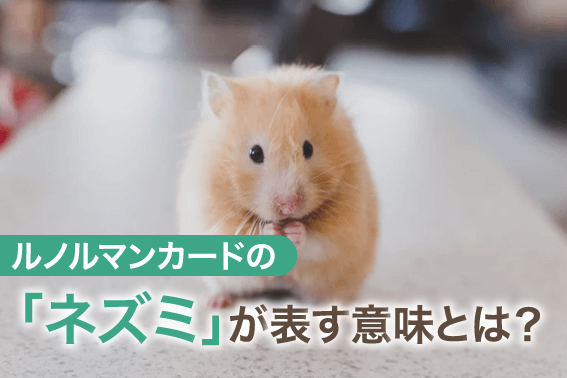 ルノルマンカードの「ネズミ」が表す意味とは?