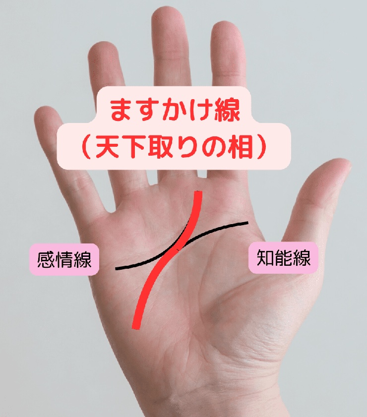 1位 ますかけ線（天下取りの相）